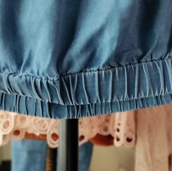 Denim crop top - Picture 3 of 10